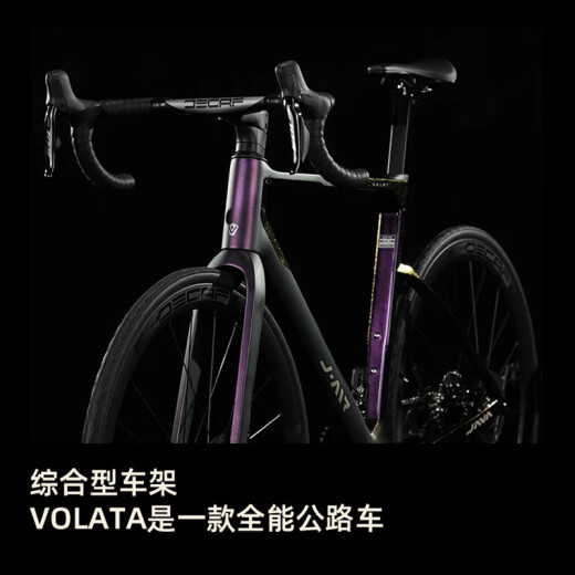 佳沃JAVA公路自行车油压碟刹7170电子变速碳纤维弯把竞速赛车VOLATA 紫色 M（身高：173-182 CM)