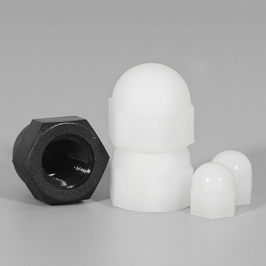 Jinggong M4M5M6M8 нейлоновая колпачковая гайка колпачковая гайка декоративная колпачок пластиковая гайка пластиковая гайка 8L M4 белая 20 шт.