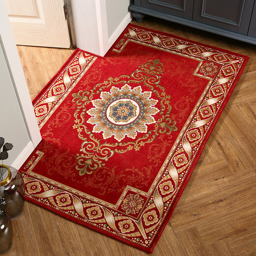Gudie door mats home door mats door mats living room bedroom door door mats bathroom anti-slip mats 871 red 50*80cm rectangular