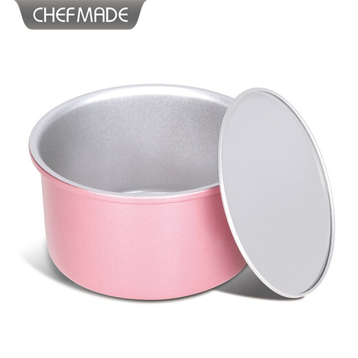 Lernen Sie, Chiffon-Kuchenform Roségold mit 4 Zoll 6 Zoll 8 Zoll 8 Zoll 8-Zoll-Live-Bottom-Backkuchenform 6 Zoll hoch angehobene Live-Bottom-Chiffon-Kuchenform-WK9889