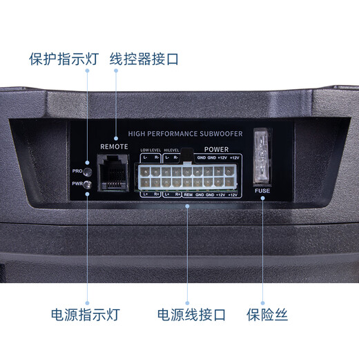 动力鼓汽车音响车载有源内置功放后备箱12寸备胎低音炮重低音隐藏式 【包安装】12寸高性能备胎低音炮
