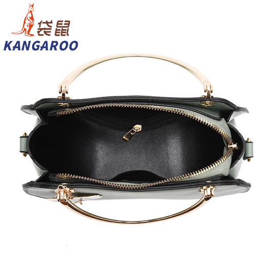 Kangaroo (KANGAROO) women's bag 2025 Chinese Valentine's Day Korean version fashionable girly style shell bag portable foreign style cat shoulder bag khaki color