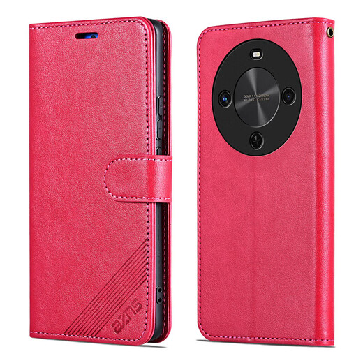 AZNS Huawei Enjoy 70X Mobile Case Flip-Fold Leather Case BRE-AL80 Protection Anti-fall 5G Front and Rear Fully-inclusive Soft Case Side-In-Card Wallet-style Retro Business Men and Women New Style Enjoy 70X [Black] Flip-Fold Leather Case