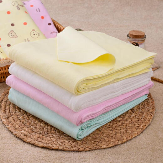 Purcotton Baumwoll -Ära Windel reines Baumwoll -Neugeborene Windeln Waschbeermaßen Waschbeermaßen großer Meson -Stoff -Baumwollring voller Baumwollbaby Urin Sommerfarbe (zufällige drei Farben) S (45x50 cm) 10 Stück geschnitten (mit Windeln geschnitten