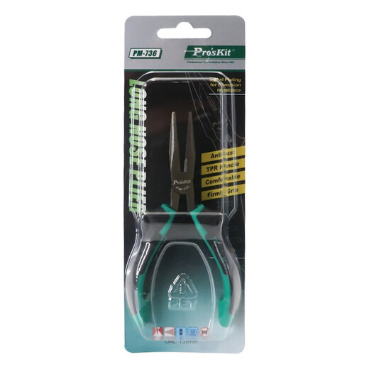 宝工（Pro'sKit） PM-736 双色有牙尖嘴钳 135mm