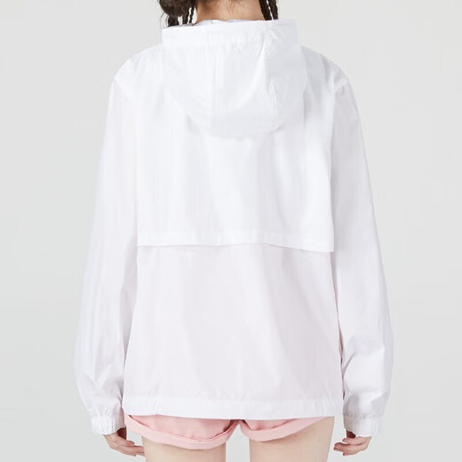 Nike (Nike) Jacke Frauen 2025 Frühlings- und Sommer Neuer Windschutz im Freien im Freien Sportbekleidung Casual Kapuze gewebter atmungsaktive Jacke Top DM6180-100 Weiß S