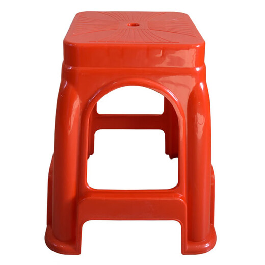 
Wenstan W826 Simple plastic stool High stool Dining table Square chair Simple stool Banquet stool Red 27*27*46cm Customizable