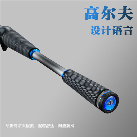 渔翘23新款水上高尔夫GOERFU路亚竿远投泛用竿直柄枪柄翘嘴鲈鱼钓鱼杆 2.03m /C-682M 枪柄2节