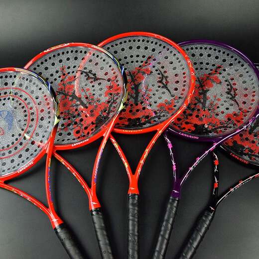 Ronning Professional Tai Chi Softschläger Set 168 Loch Full Carbon Anfänger, mittlere und ältere Fitness 655 Löcher 168 Löcher Pflaumenblütenrot (Set)