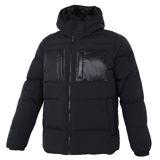 Adidas neuer Clover Down Jacke Herren Winter Sportbekleidung verdickte warme windprofessionelle lose Studentenjacke offizielle Website H13564 Schwarz S