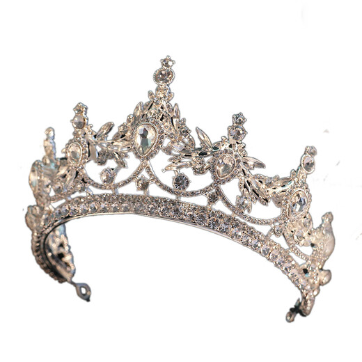 Shibomu Crown Tiara Bridal Wedding Suit Wedding Dress Accessories Super Fairy Hair Accessories 2022 New Birthday Crown Photography Silver Crown