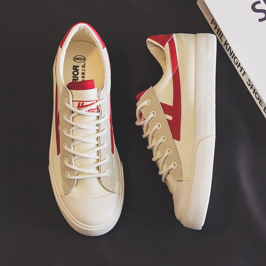 Huili official canvas shoes men's shoes couples casual shoes men's summer breathable sports shoes KGH647MJ Mihong 43