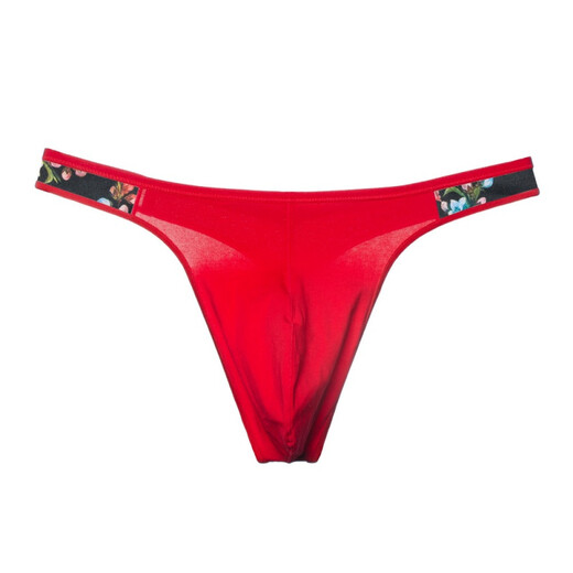 Adult Beauty Private Shipping Men's Sports Underwear Thong Cotton Underwear Men's Running Underwear Seamless M Red