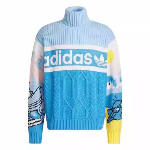 阿迪达斯 （adidas）Adidas阿迪达斯三叶草男运动休卡通针织毛衣套头衫HZ9215 HZ9215 S 170_92A