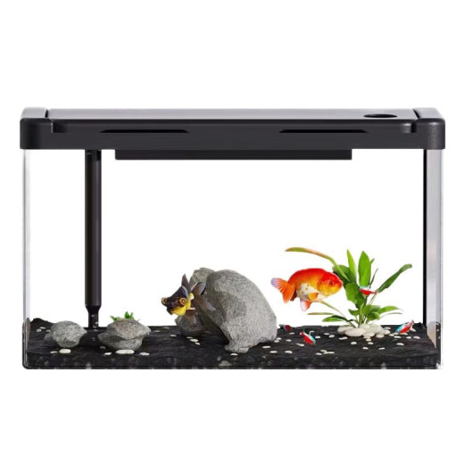 Pet Xiaoshuai acrylic fish tank 4K ultra-white living room desktop turtle tank ecological landscaping integrated aquarium self-circulating goldfish tank 45 [naked tank]