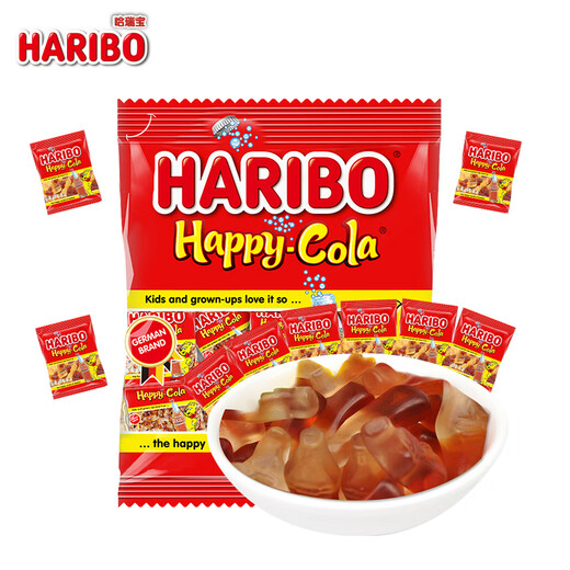 Haribo Türkiye imported Coca-Cola gummy candies 200g children's snacks QQ candy gummies