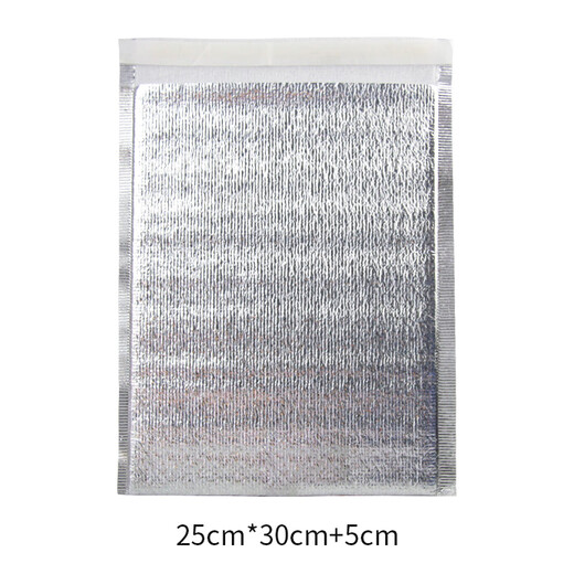 Heyoujia Insulation Bag Thick Aluminum Foil Disposable Refrigerator Bag Express Cold Chain Food Cooling Ice Bag Small Size 10 Pack