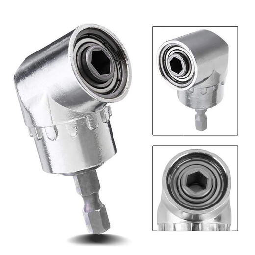 Shengjiatai turning screwdriver, turning bit, electric 90-degree corner wind bit, multi-function corner Z-type electric drill cornerer, short cornerer + 30 cm universal flexible shaft