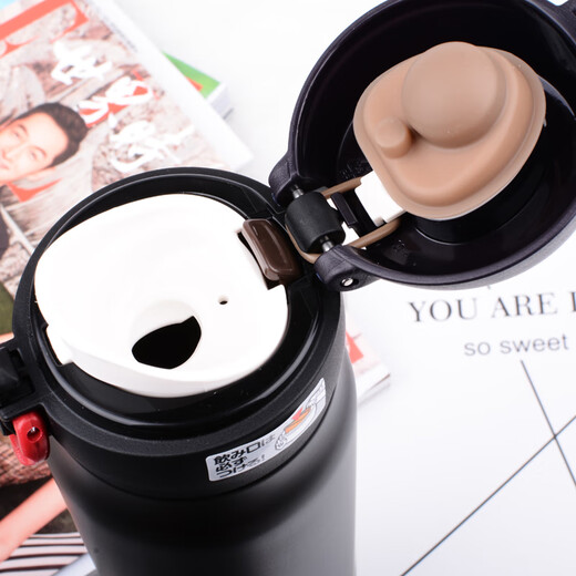膳魔师（THERMOS）膳魔师保温杯JNR-753便携车载不锈钢大容量单手开盖水杯子750ML JNL-752  玫瑰红 750毫升