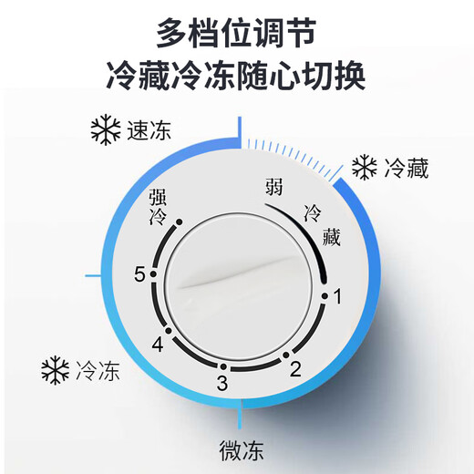 Chigo 272-liter micro-frost small freezer household commercial refrigeration-freezer conversion freezer first-level energy consumption single-temperature horizontal freezer BD/BC-272DW