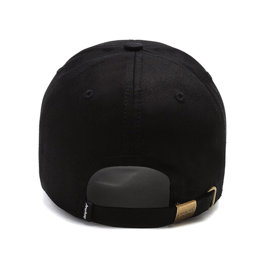 Kaooseen hats for men and women, new peaked caps for all seasons, Korean version, trendy outdoor casual fashion, feather embroidery, versatile baseball cap, feather style black