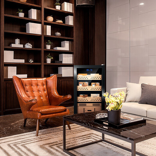 Xinchao (SICAO) cigar cabinet constant temperature and humidity humidifier household storage large capacity cigar cabinet box cedar wood alcohol curing shelf constant humidity C3 entry-level selection 400 pieces 82L