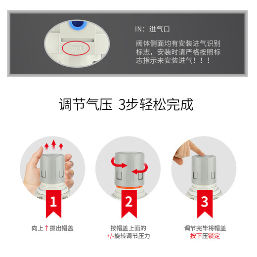 悦常盛型气源处理器AC3010/2010/4010/5010-0203/04/06/10油水分离器 白色款AC3010-03D自动排水
