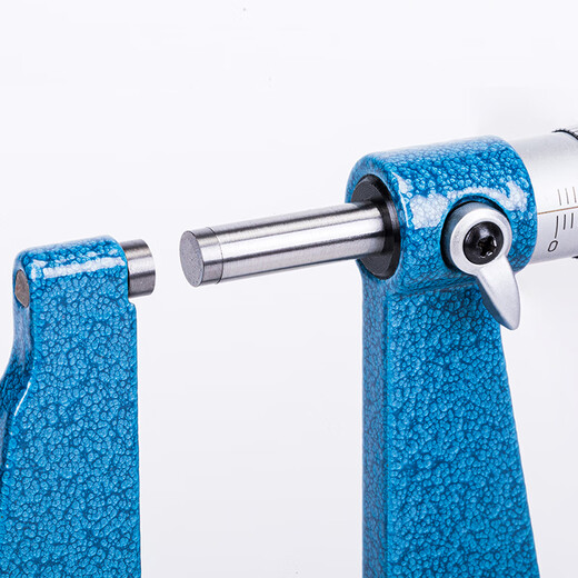 Northwest Qinghai Qingliang U-shaped deep bow frame micrometer plate thickness micrometer flat head single and double ball heads 203-05-000 range 0-25mm bow depth 100mm A-type double flat head