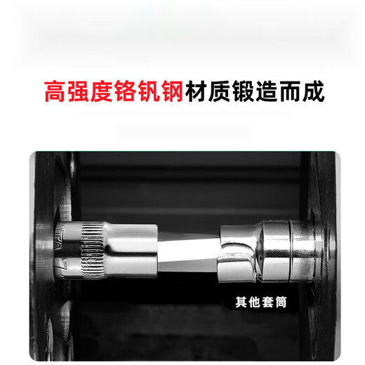 XMSJ manga extendida 1/4 Xiaofei 3/8 Zhongfei 1/2 Cabeza de manga hexagonal grande Fei 6.3/10/12.5 mm Zhongfei 8.0mm12401