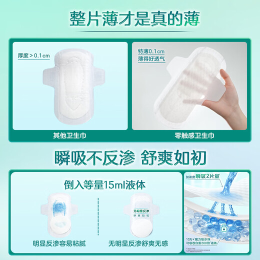 Leerya Kao zero-touch ultra-thin daily sanitary napkin 25cm3 package 90 pieces ultra-thin daily sanitary napkin stocking up