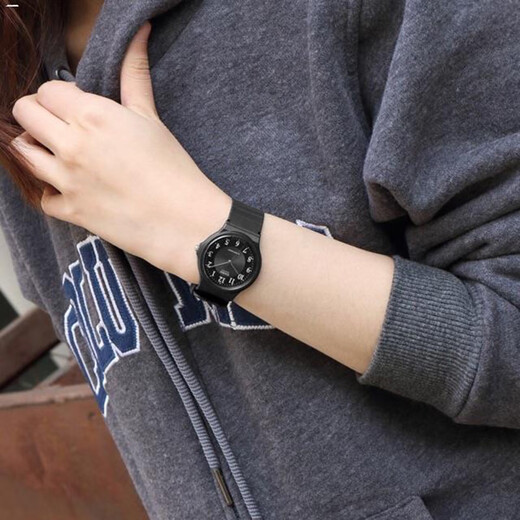 Casio (CASIO) small black watch for men and women, unisex student civil service examination, college entrance examination usable quartz watch MQ-24-1B3