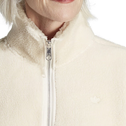 Veste féminine adidas Clover New Lambmere Warm Sportswear Veste décontractée confortable IM3899 White L