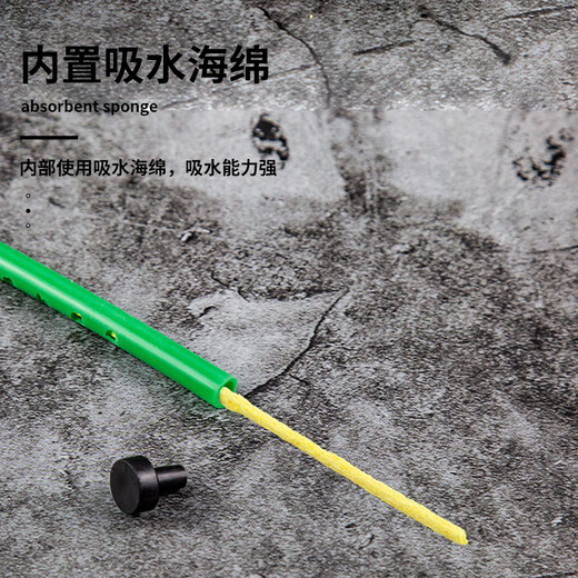 杉贝小提琴音孔加湿器F孔大提琴加湿器防止开裂面板保湿器 绿色 小提琴加湿器