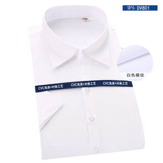 100% chemise à manches courtes pour les femmes Business Casual Slim-Free Professional Wear Tork Vêtements Commu au coton High-Deay Shirt 9901 35