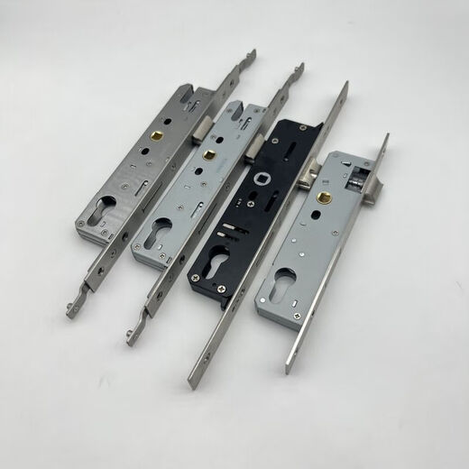 Puente roto 8525/9230 Puerta de pantalla Double Aluminio Aloy Black White Gold Silver COMPLETO SET MANDILLA DE CLACA DE PUERTA ALTA Y BAJA 8520 Punto único 60 mm-80 mm con llave