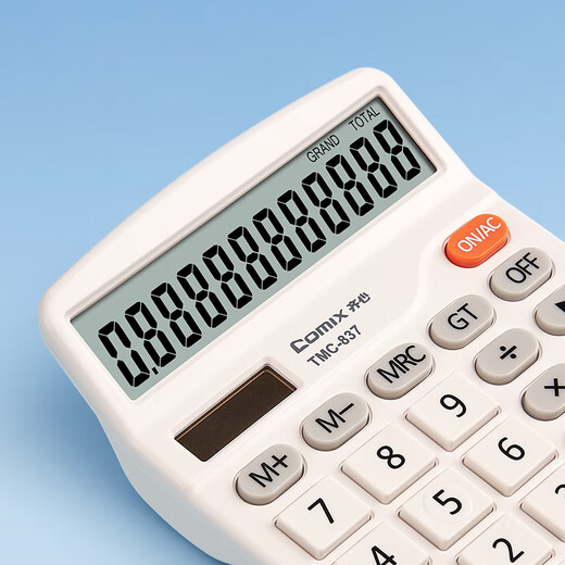 COMIX DUAL POWER BUREAT Office Solar Calculator 12 bits grand écran de bureau de bureau de bureau