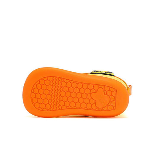 B.Duck little yellow duck children's shoes children's rain boots fashionable waterproof rain boots boys and girls baby water shoes primary school students 5953 yellow 24