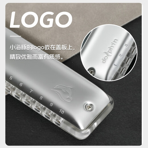 BoogieMAN [Same Model in Yuanyuan] Dolphin PADDY harmonica ten holes blues adult professional beginner blues 10 holes