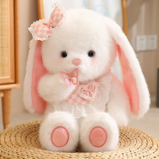 Weltston plüsch spieler kissenpuppe beilpuppe Geburtstagsgeschenk Mädchen Little weiße Kaninchenpuppe 45 cm