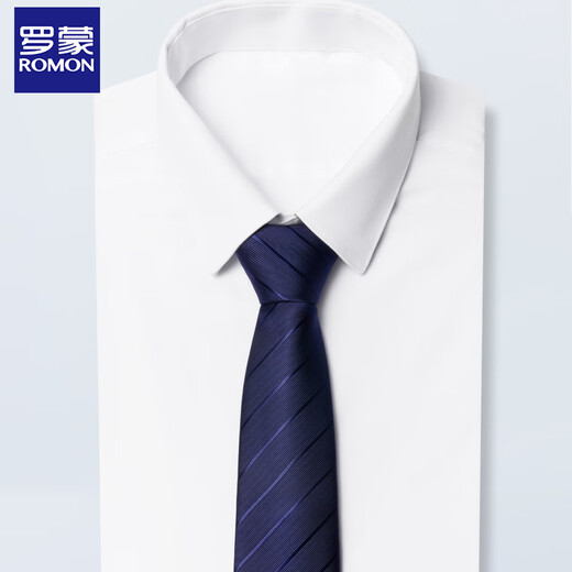 Romon men's knot-free tie easy-pull groom's wedding groomsmen's business attire business 8cm gentleman stylish style trend