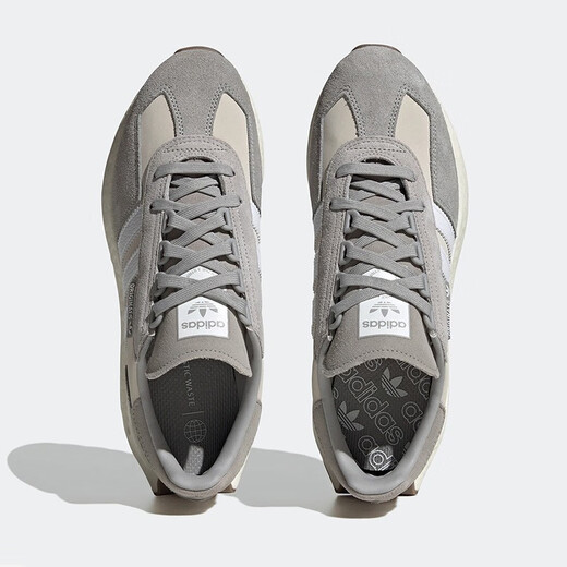 ADIDAS/阿迪达斯三叶草RETROPY E5男女经典复古风中性休闲鞋通勤运动鞋 GY9922 米/灰/白 43