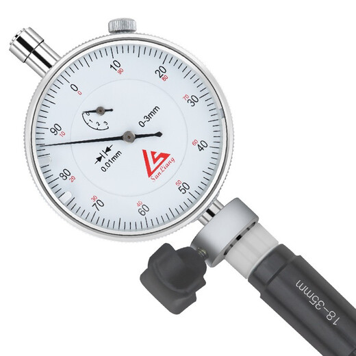 Three-quantity inner diameter gauge inner diameter dial indicator 18-35mm inner diameter meter digital display cylinder gauge cylinder gauge JD215 range 18-35mm