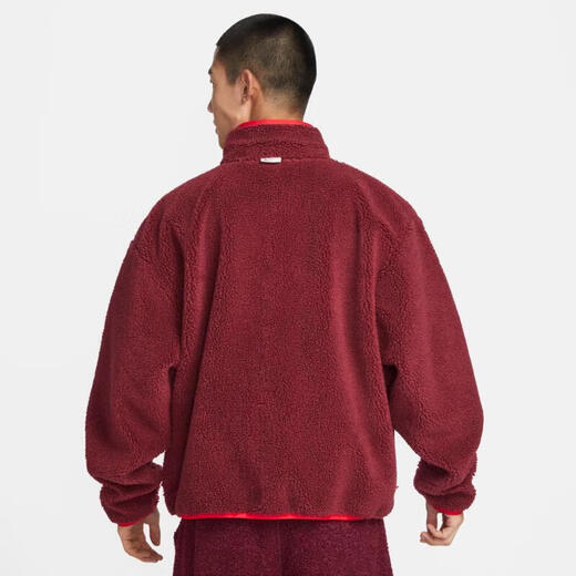 耐克（NIKE）官网官方男装 2025春季新款运动服仿羊羔绒立领休闲保暖夹克外套 FZ6194-677 S 165（建议110-130斤）