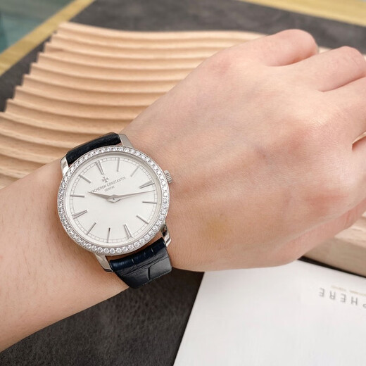 [Second-main 99 Nouveau] Vacheron Constantin Series 81590 / 000G-9848 Platinum Original Diamond Inlaid Women's Fashion Casual Business Mécanical Watch