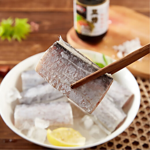 Freshly harvested from Beijing, frozen Zhoushan three-cut hairtail, net weight 3Jin Jin is equal to 0.5kg, selected mid-section gutted fish and seafood, straight from the source