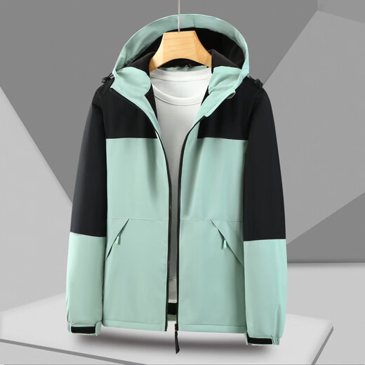 冲锋衣定制工作服印logo男女秋冬户外登山团体三合一加绒加厚外套 9901大牌同款一体加绒冲锋衣 4XL