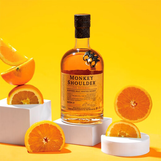 三只猴子（Monkey Shoulder）700ml原装进口洋酒 调和纯麦苏格兰威士忌 进口洋酒 宝树行