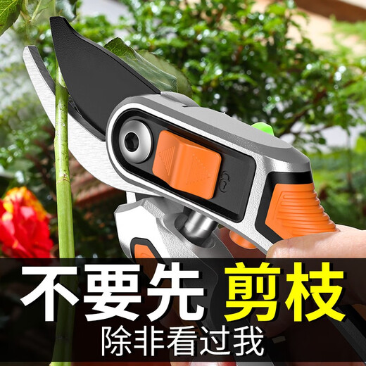 Bobenjia garden fruit tree pruning scissors, special scissors for cutting branches, pruning scissors for pruning flowers, gardening scissors, branch scissors. Silver cast aluminum handle