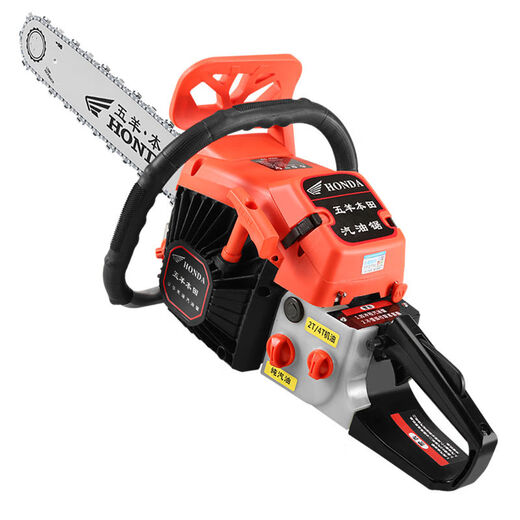 Honda original Wuyang Honda imported high-horsepower gasoline saw pure gasoline saw logging saw felling trees fuel-saving artifact four-stroke four-stroke pure gasoline Land Rover model with five chains