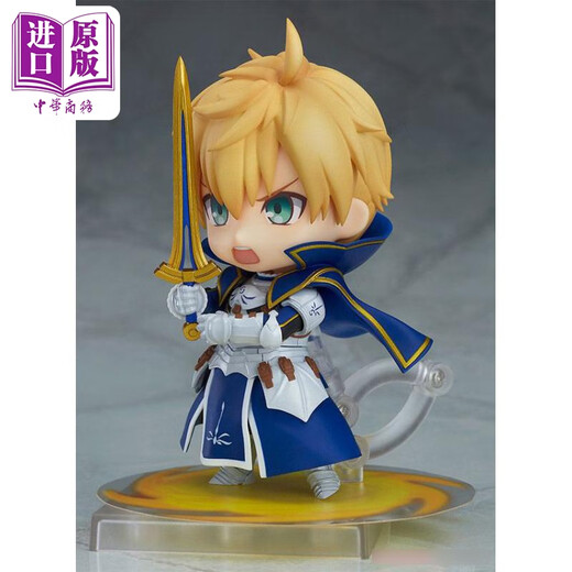 GSC 粘土人 Q版 842-DX FGO剑士Saber亚瑟灵基再临 代理版动漫周边